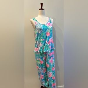 Lilly Pulitzer Ruffle PJ Tank & PJ Knit Pant